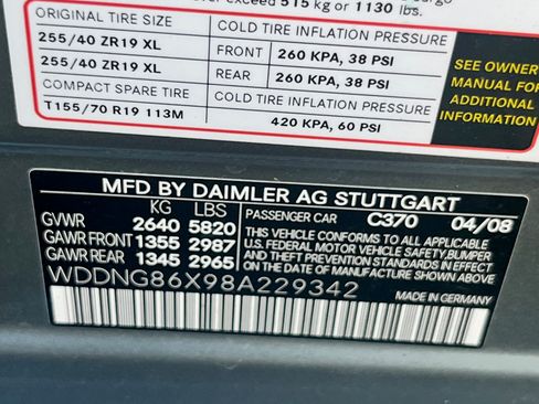 Used 2008 Mercedes-Benz S 550 4MATIC image 11