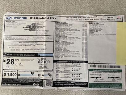Used 2013 Hyundai Sonata GLS w/ Popular Equipment Pkg