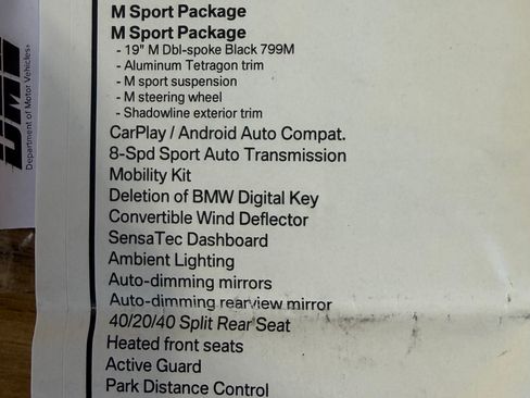 Used 2022 BMW Z4 sDrive30i w/ M Sport Package RWD image 12