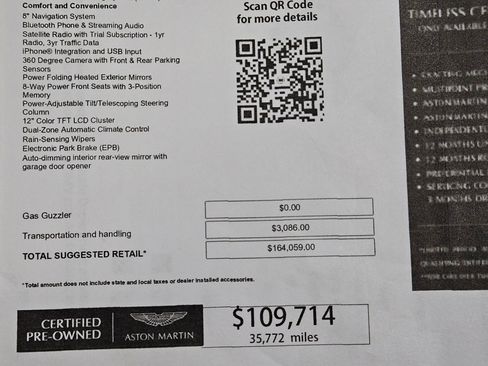 Used 2019 Aston Martin V8 Vantage Coupe image 12