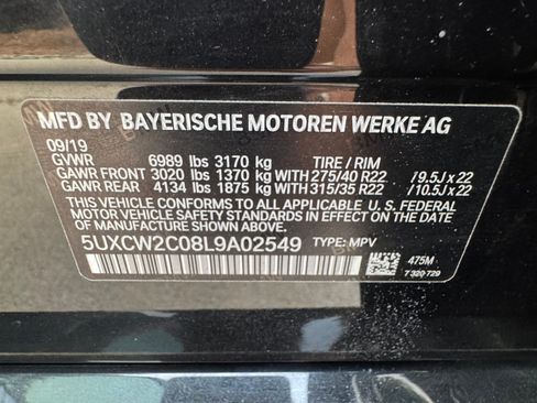 Used 2020 BMW X7 xDrive40i w/ M Sport Package AWD/4WD image 10