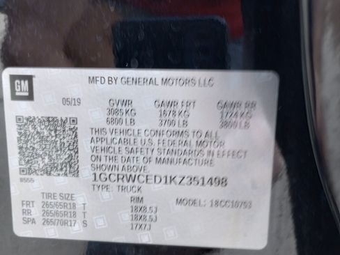 Used 2019 Chevrolet Silverado 1500 LT w/ All-Star Edition image 13