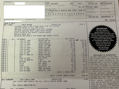 Used 2007 MAZDA MX-5 Miata Touring