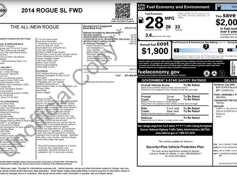 Used 2014 Nissan Rogue SL w/ SL Premium Package FWD image 26