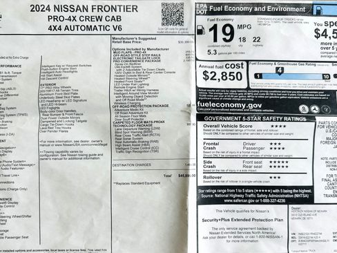 Used 2024 Nissan Frontier PRO-4X w/ Pro Convenience Package AWD/4WD image 5