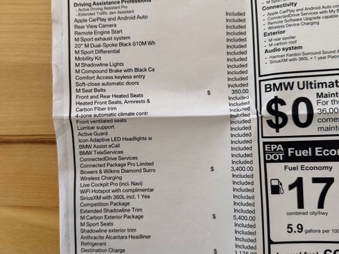 Used 2025 BMW M8 Competition w/ M Carbon Exterior Package image 15