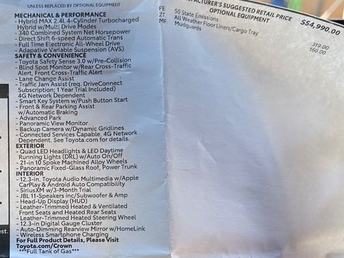 Used 2025 Toyota Crown Platinum image 17