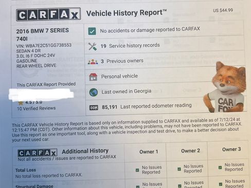 Used 2016 BMW 740i image 23