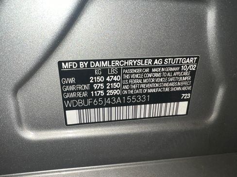 Used 2003 Mercedes-Benz E 320 Sedan image 24