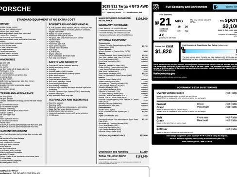 Used 2019 Porsche 911 Targa 4 GTS image 4