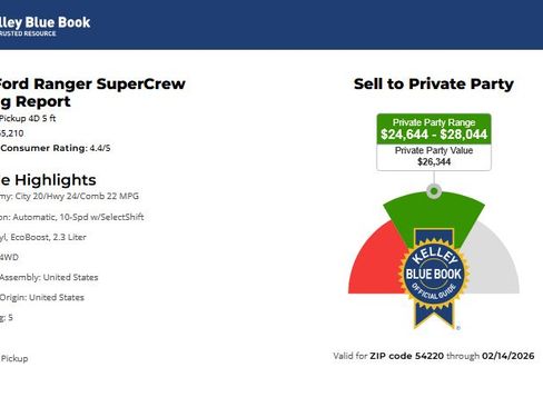 Used 2021 Ford Ranger XLT w/ Equipment Group 301A Mid image 15