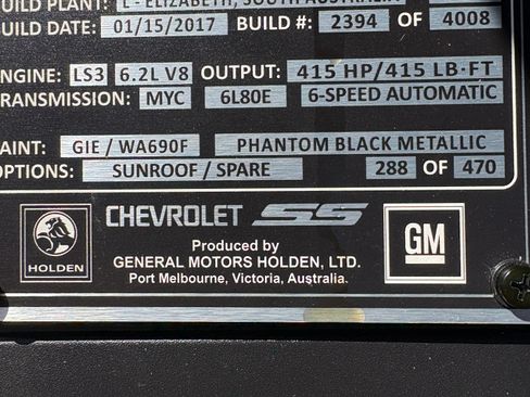 Used 2017 Chevrolet SS RWD image 2