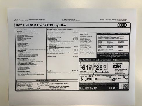 Used 2022 Audi Q5 e Premium AWD/4WD image 15