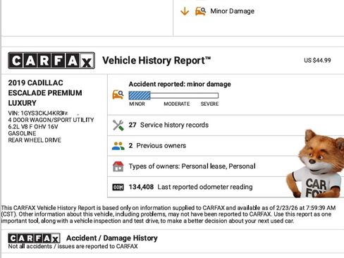 Used 2019 Cadillac Escalade Premium Luxury RWD image 29