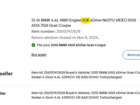 Used 2015 BMW 650i Gran Coupe xDrive image 12