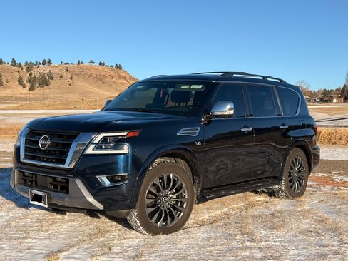 Used 2021 Nissan Armada Platinum w/ Captain's Chairs Package image 2