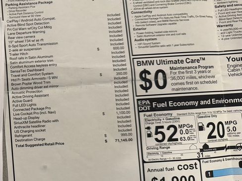 Used 2023 BMW X5 xDrive45e w/ Luxury Seating Package image 16