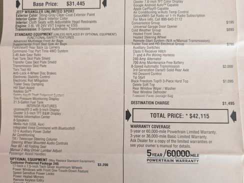 Used 2018 Jeep Wrangler Unlimited Sport S image 13