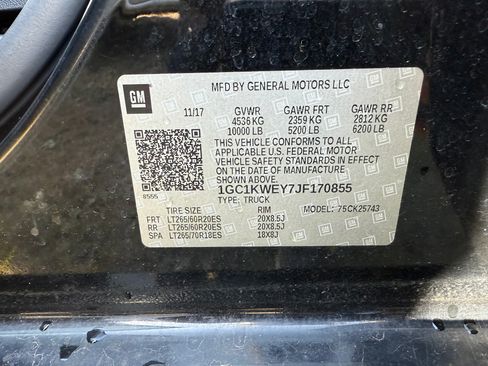 Used 2018 Chevrolet Silverado 2500 LTZ w/ Duramax Plus Package image 10