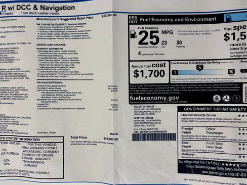 Used 2017 Volkswagen Golf Hatchback Sedan 4D image 21