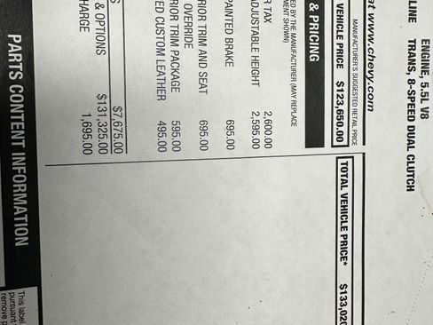 Used 2024 Chevrolet Corvette Z06 w/ Stealth Interior Trim Package image 13