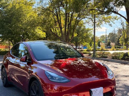 Used 2025 Tesla Model Y Long Range AWD/4WD image 2