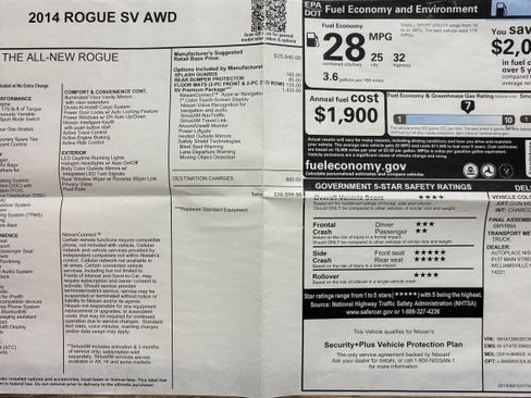 Used 2014 Nissan Rogue SV w/ SV Premium Package AWD/4WD image 21