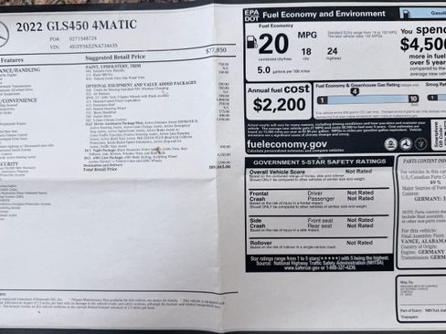 Used 2022 Mercedes-Benz GLS 450 4MATIC image 22