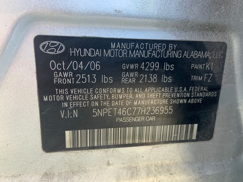 Used 2007 Hyundai Sonata GLS FWD image 17