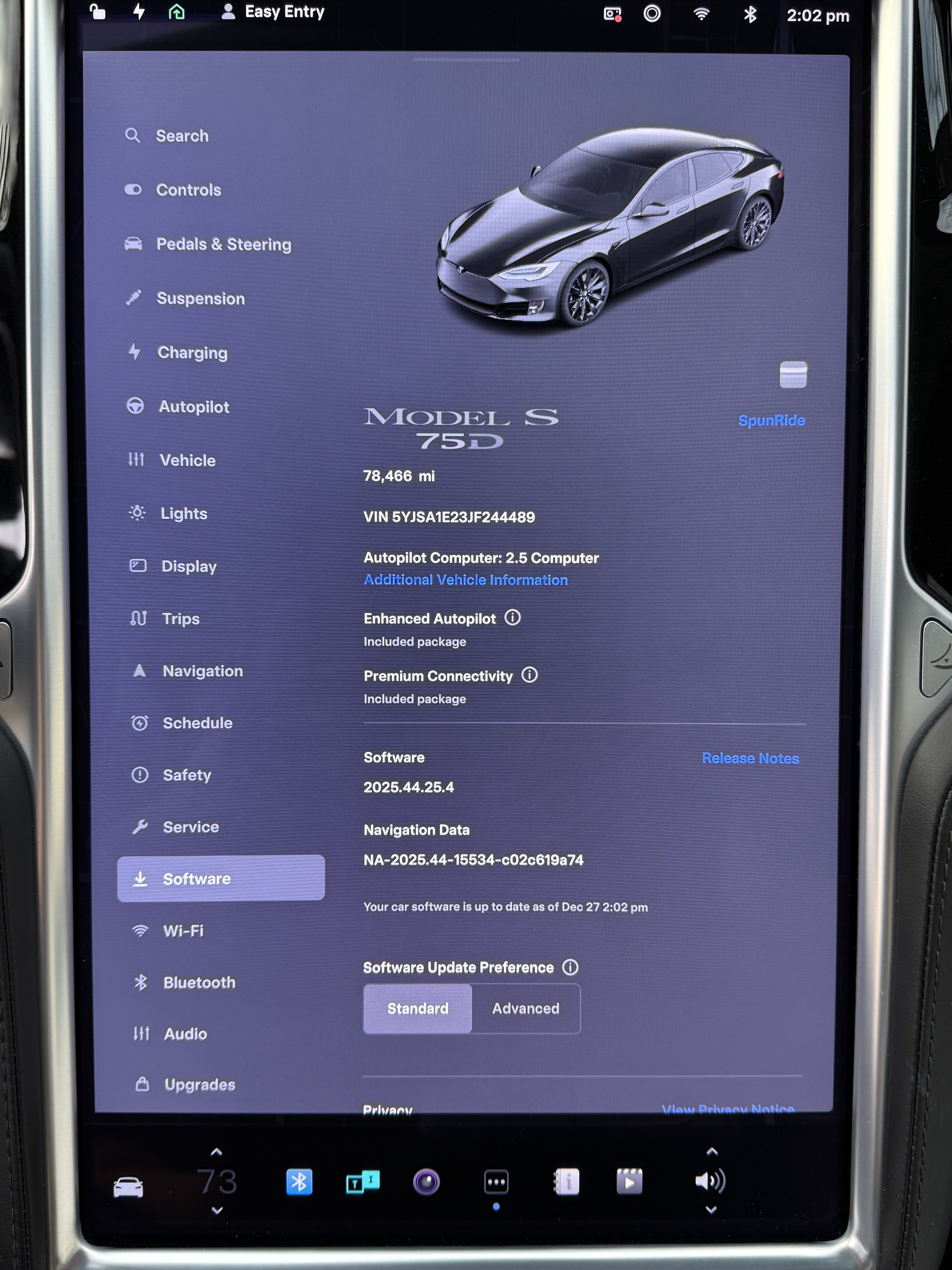 Used 2018 Tesla Model S 75D AWD/4WD image 16