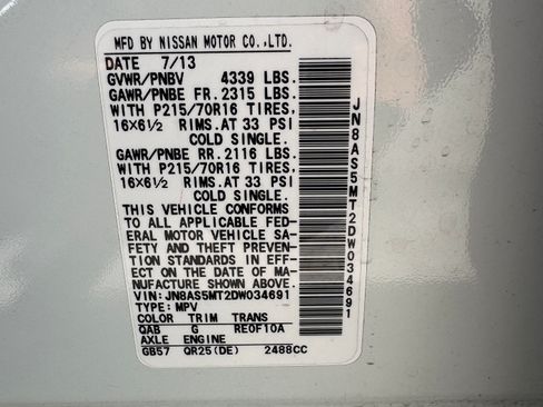 Used 2013 Nissan Rogue S image 15