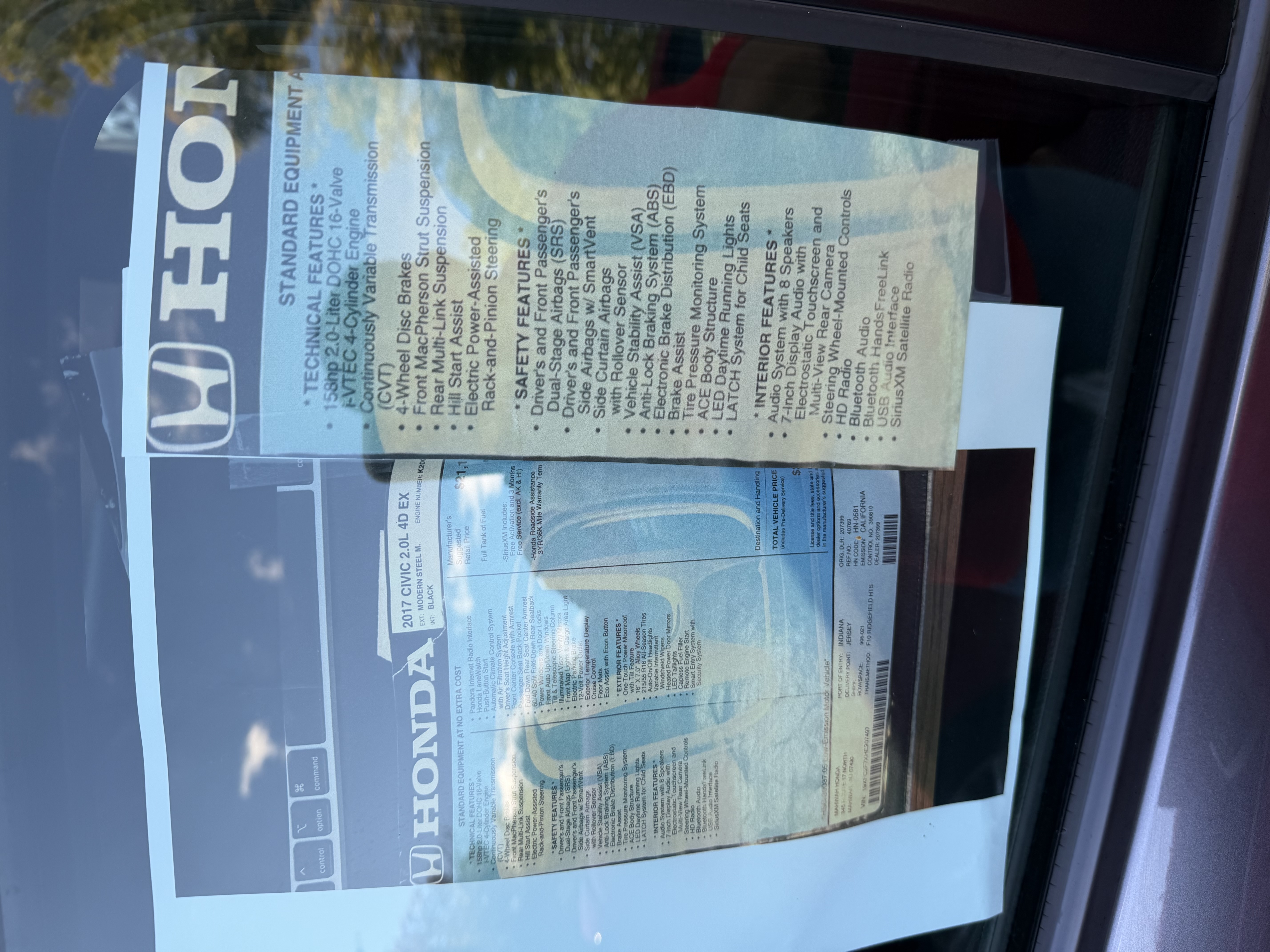 Used 2017 Honda Civic EX image 17