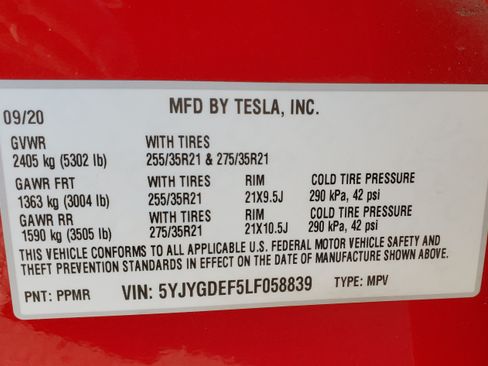 Used 2020 Tesla Model Y Performance image 23