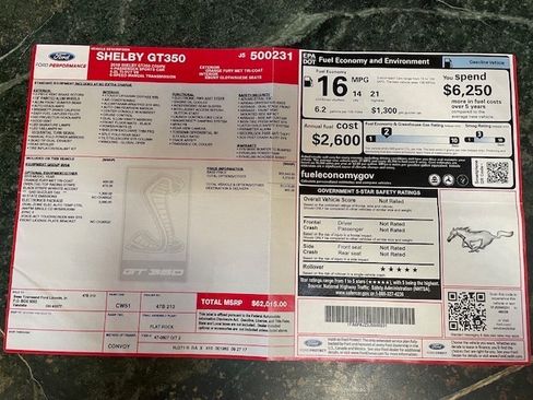 Used 2018 Ford Mustang Shelby GT350 w/ Electronics Package image 13