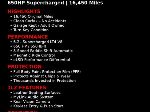 Used 2019 Chevrolet Corvette Z06 RWD image 22