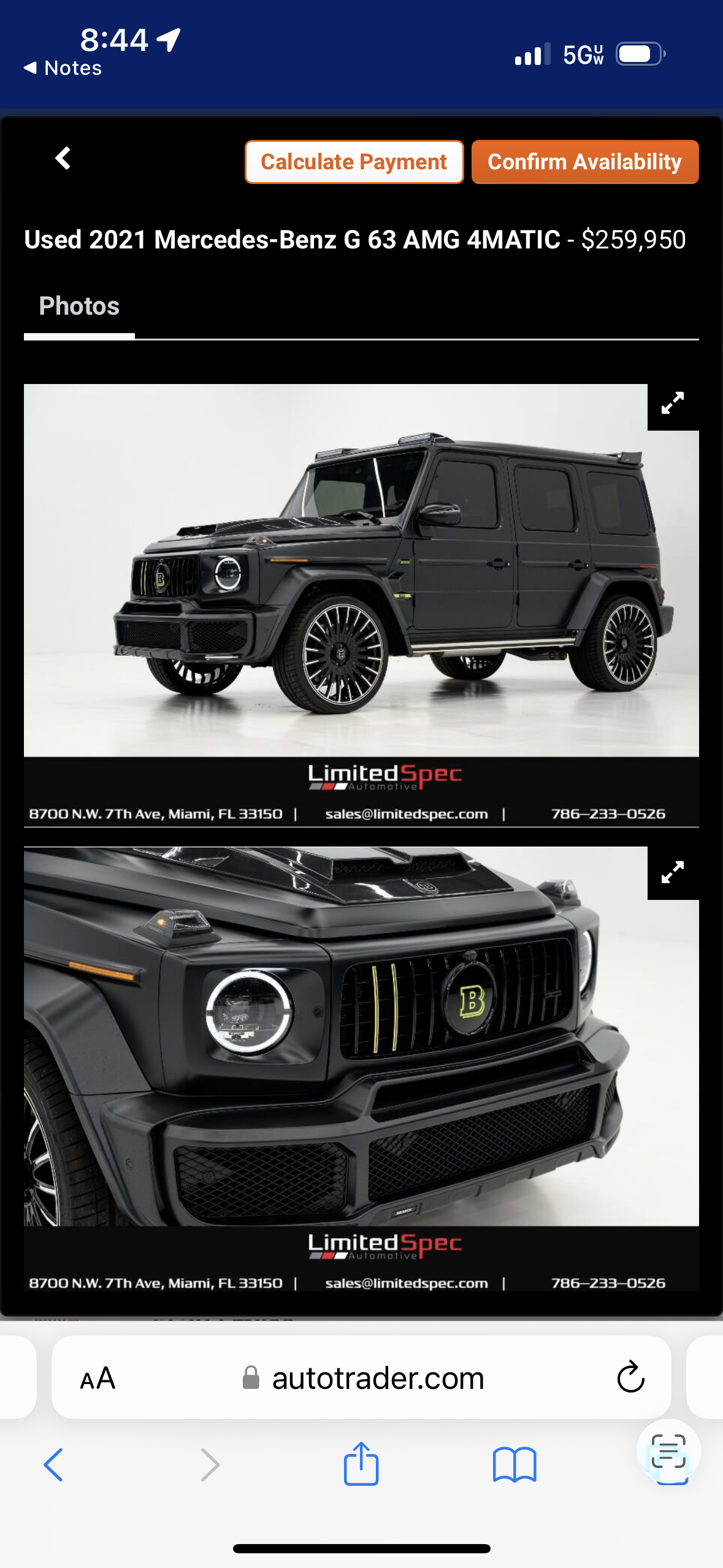 Used 2021 Mercedes-Benz G 63 AMG 4MATIC image 2