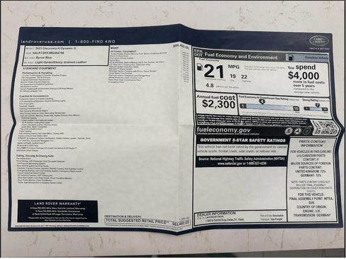 Used 2021 Land Rover Discovery S R-Dynamic image 17