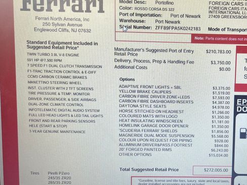 Used 2019 Ferrari Portofino Convertible 2D image 4