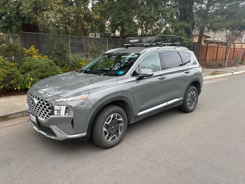 Used 2023 Hyundai Santa Fe Blue image 1