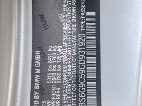 Used 2016 BMW M6 Convertible image 21