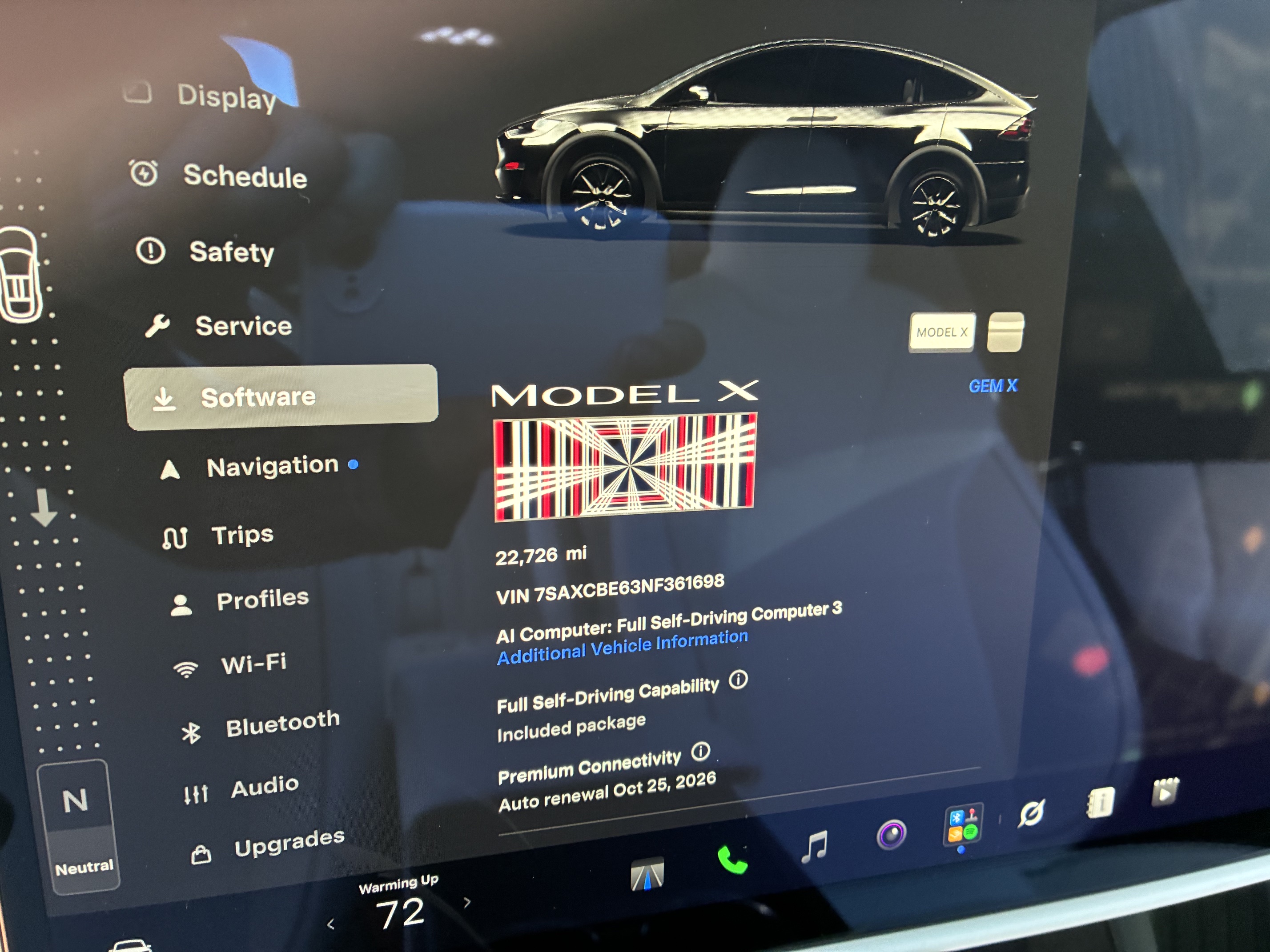 Used 2022 Tesla Model X Plaid AWD/4WD image 9