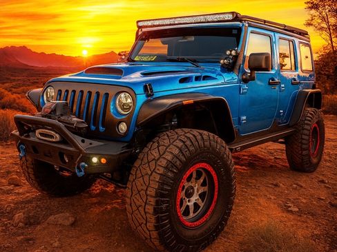 Used 2015 Jeep Wrangler Unlimited Rubicon w/ Connectivity Group image 1