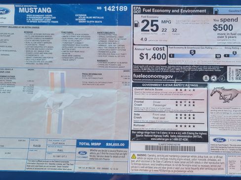 Used 2022 Ford Mustang Coupe image 22