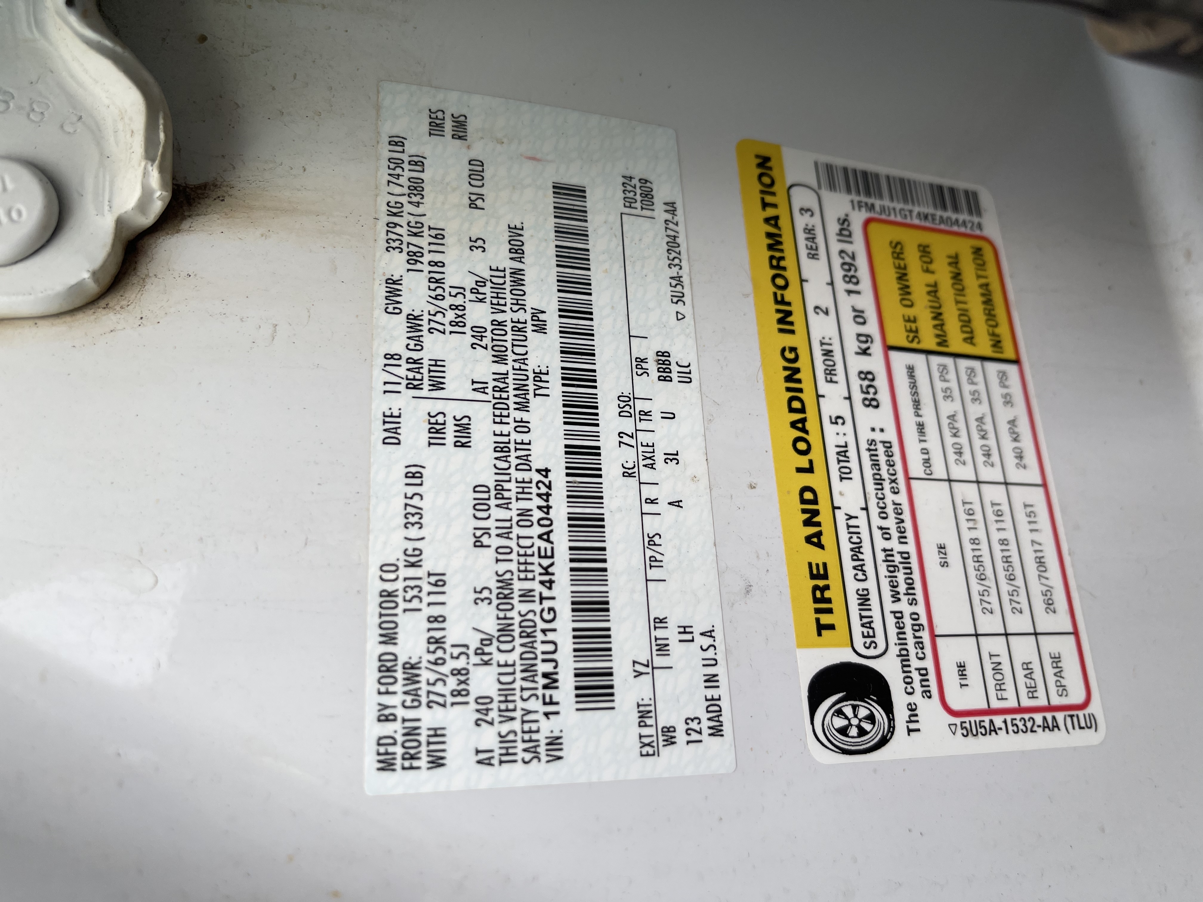 Used 2019 Ford Expedition XL AWD/4WD image 11