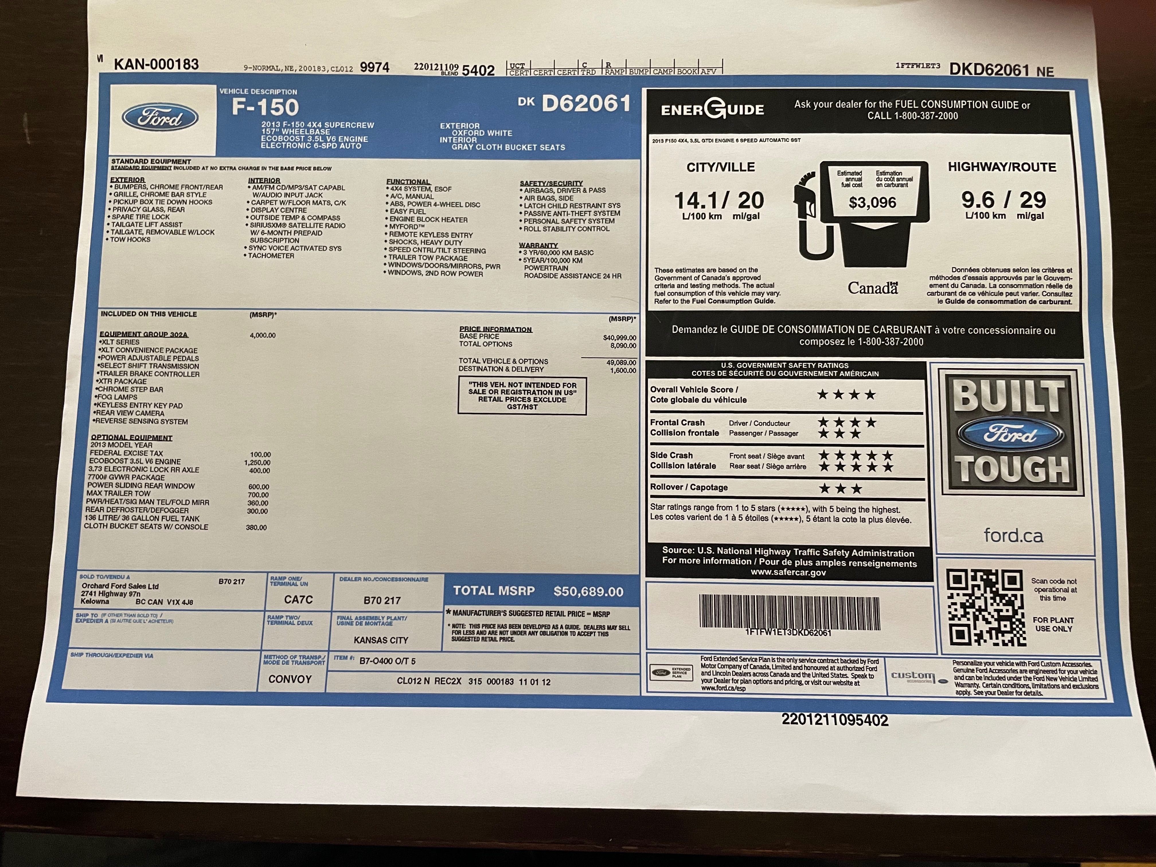 Used 2013 Ford F150 XLT w/ Luxury Equipment Group AWD/4WD image 15