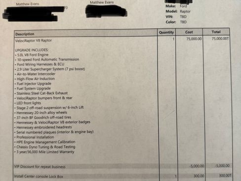 Used 2020 Ford F150 Raptor w/ Equipment Group 802A Luxury image 22