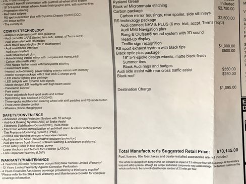 Used 2024 Audi RS 3 image 17