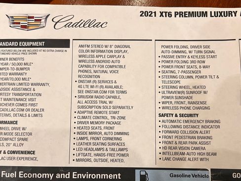 Used 2021 Cadillac XT6 Premium Luxury image 5
