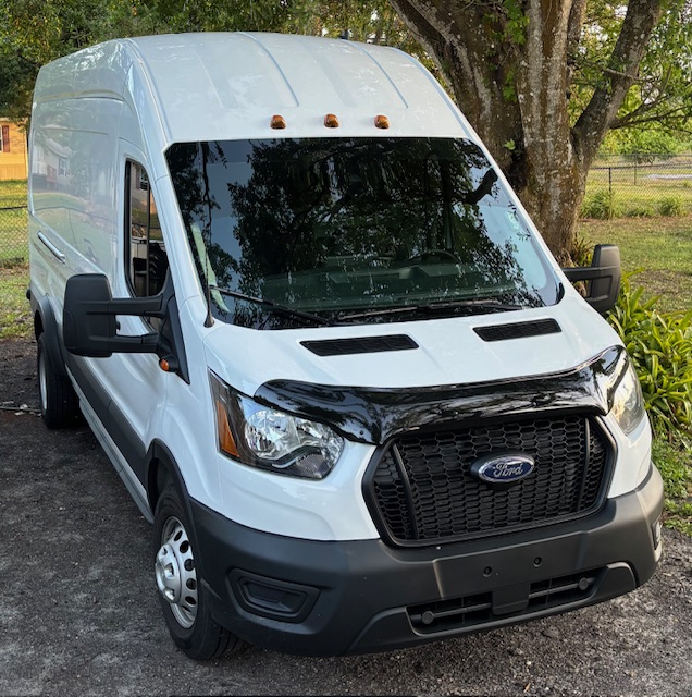 Used 2024 Ford Transit 350 148 High Roof Extended DRW RWD image 2