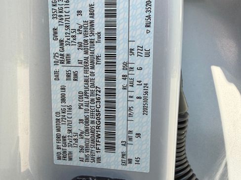 Used 2025 Ford F150 Raptor AWD/4WD image 16